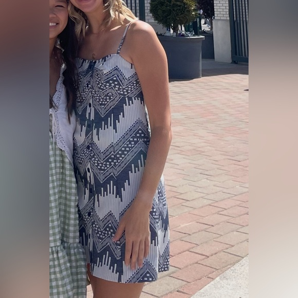 Hutch Monochrome Zigzag Mini Dress - Picture 3 of 5